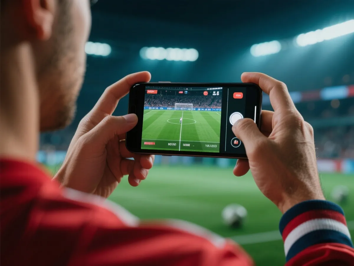 使用手机观看体育赛事直播