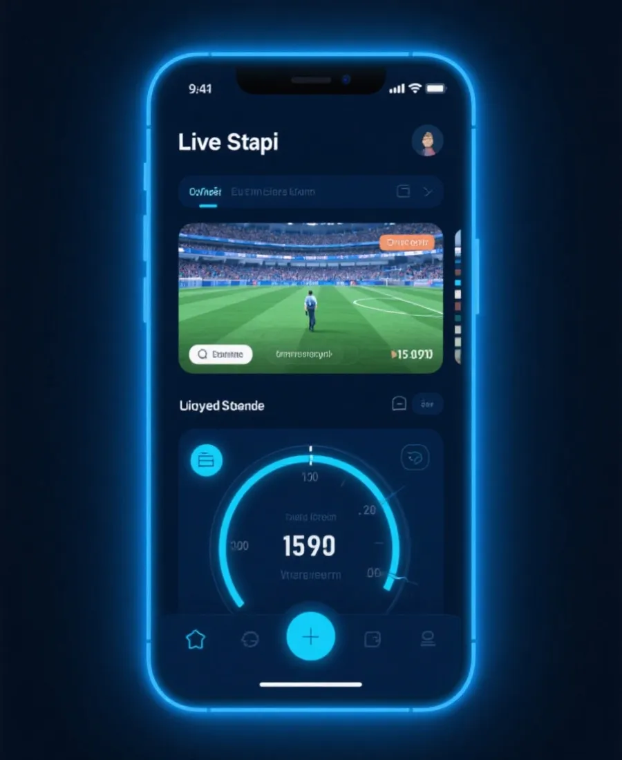 皇冠体育APP移动端直播体验示意图